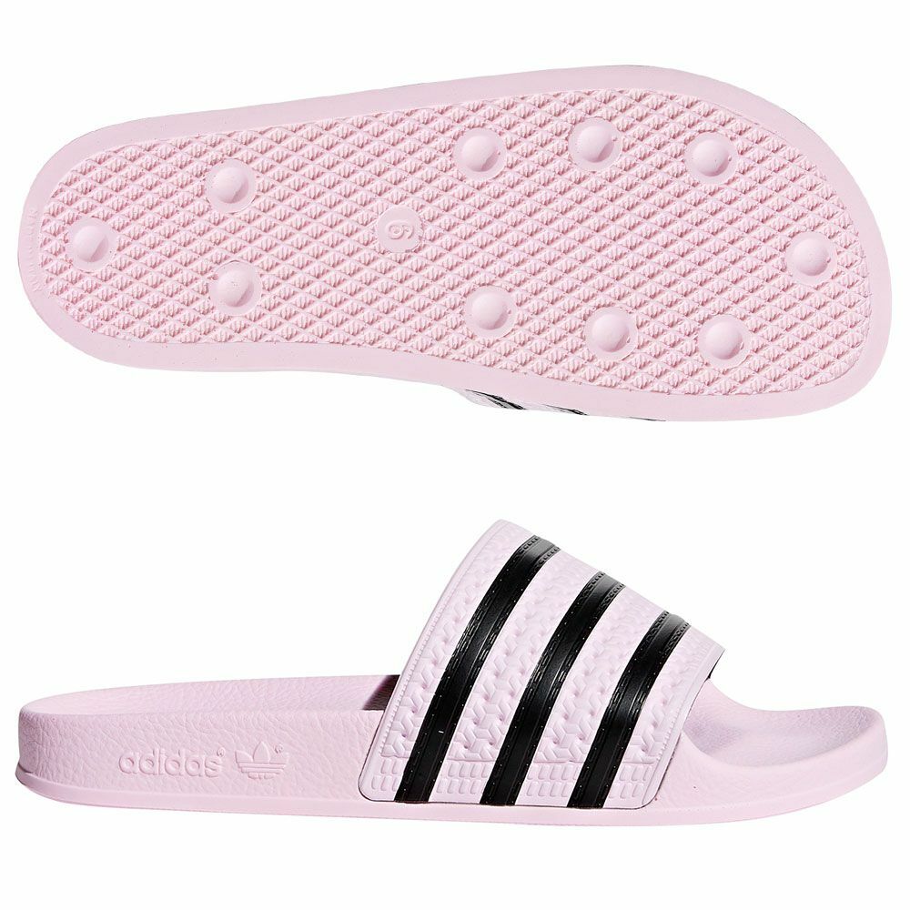 

Новые женские шлепанцы Adidas ADILETTE CG6148 Clear Pink/Black Flip Flops v1, Розовый
