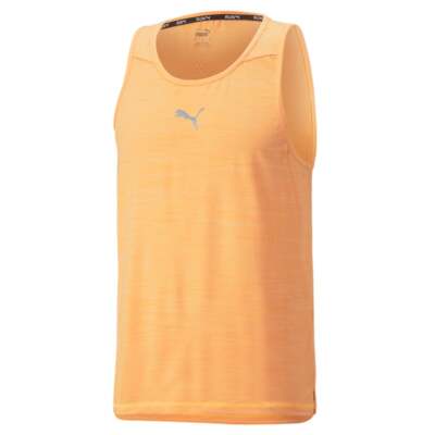 

Puma Run Cloudspun Singlet Logo Спортивная майка с круглым вырезом Мужская оранжевая повседневная, Оранжевый, Puma Run Cloudspun Singlet Logo Crew Neck Athletic Tank Top