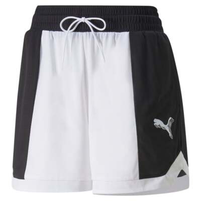 Puma Mod Mesh Basketball Shorts Женские черные повседневные спортивные штаны 53619601