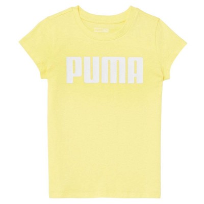 

Футболка Puma Jersey Graphic для малышей для мальчиков, размер , спортивная, повседневная, 857264-03, Желтый, Puma Jersey Graphic Tee Toddler