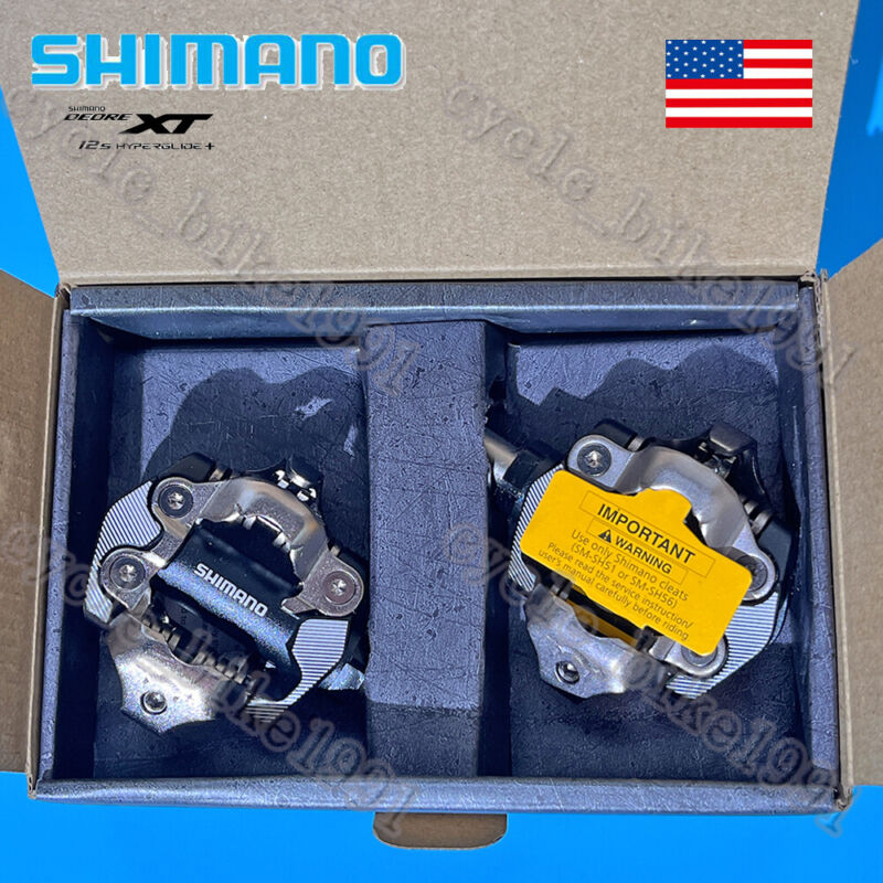 Shimano PD-M8100 Deore XT Cross Country Race SPD MTB XC Bike Pedals Set & Cleats