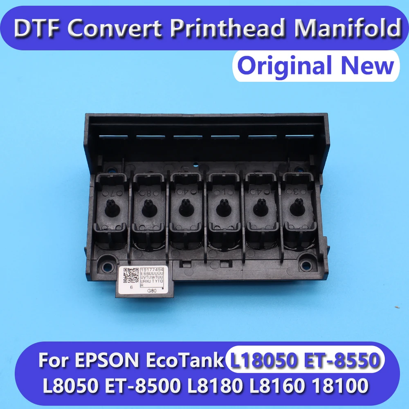 DTF EcoTank L18050 ET8550 XP600 Printhead Manifold Adaptor Print Head Converter