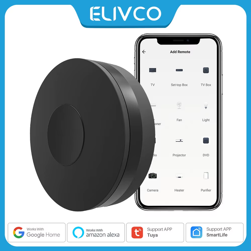 Tuya IR Remote Control Smart WiFi Universal Infrared For Smart Home Control for