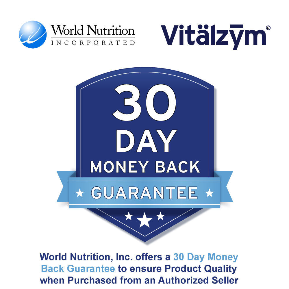Vitalzym Extra Strength Systemic Enzymes 60 Liquid Gel Caps - World Nutrition 4