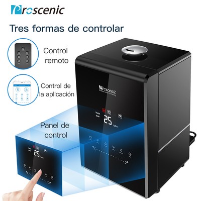 Alexa Humidificador ultrasónico 360° Vapor Caliente aromaterapia Bebé Tranquilo 
