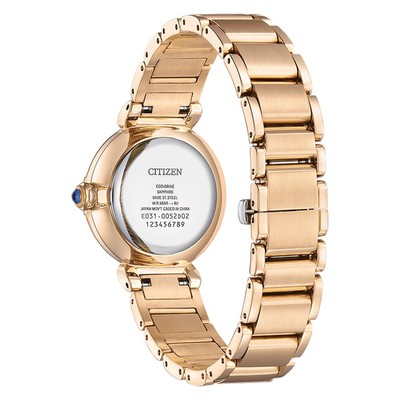Pre-owned Citizen Em1063-89d Eco-drive Elegance Ladies Watch 30mm 5atm
