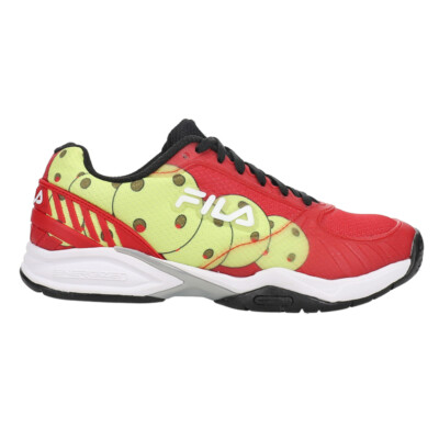 Fila Volley Zone Pickleball Mens Red Sneakers Athletic Shoes