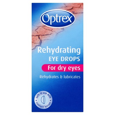 OPTREX Rehydrating Eye Drops 10ml rehydrates & replenishes dry eyes 