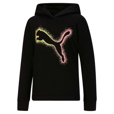 

Puma Rebel Pack Pull Over Hoodie Youth Boys Black Повседневная верхняя одежда 857226-01, Черный