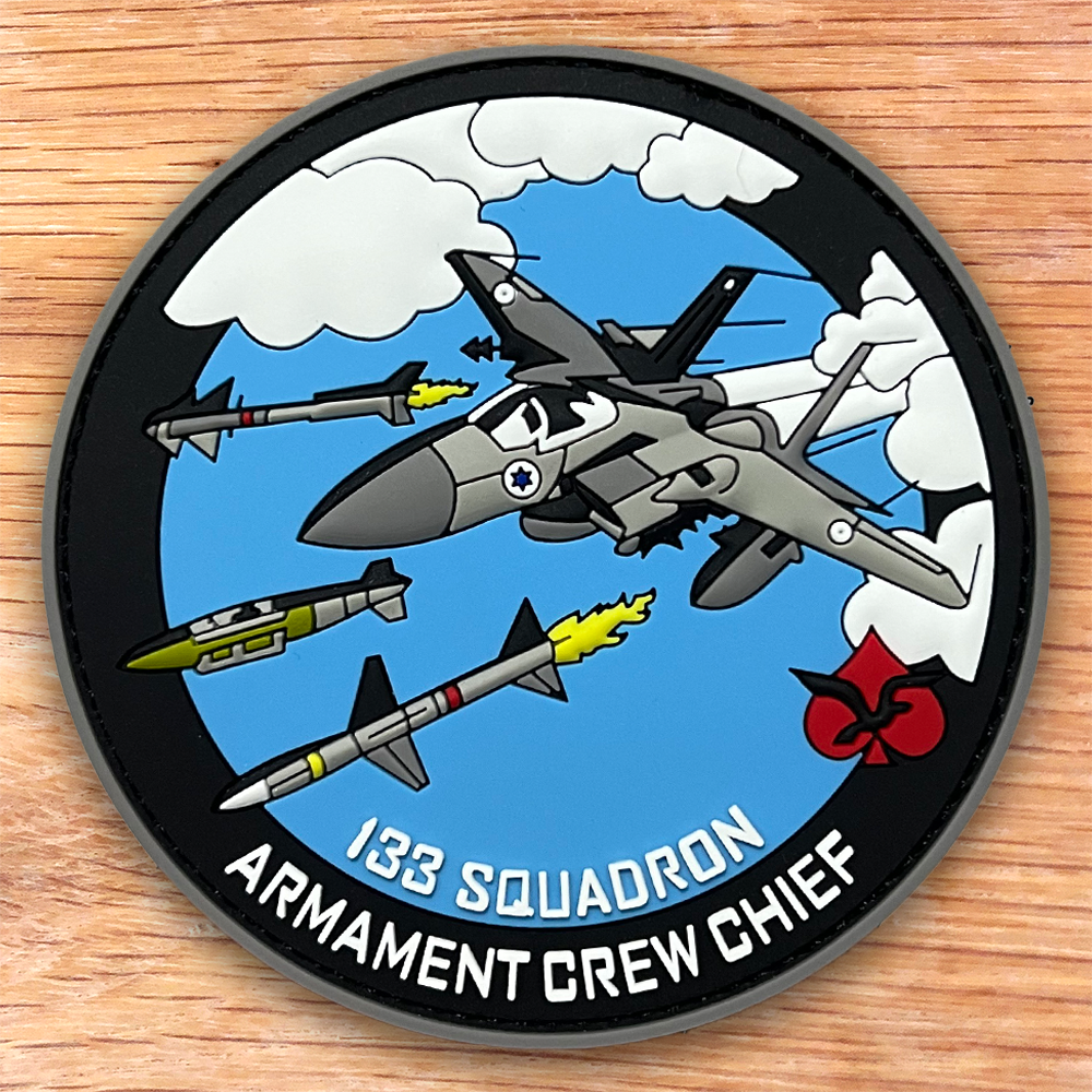 USAF 333d FS ストライクイーグル　PVCパッチ USAF 333d FS ストライクイーグル PVCパッチ