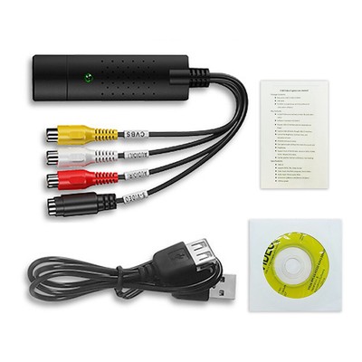VHS to Digital Converter USB 2.0 Video Converter Audio Capture VHS Box E8Z7