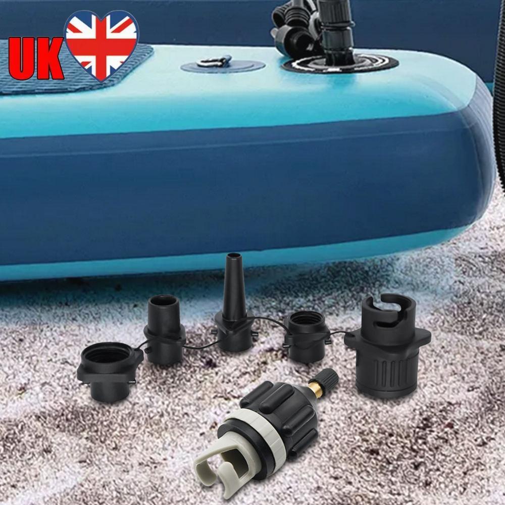 Air Valve Conversion Head with Air Valve Nozzles for Inflatables (4-in-1 Set)