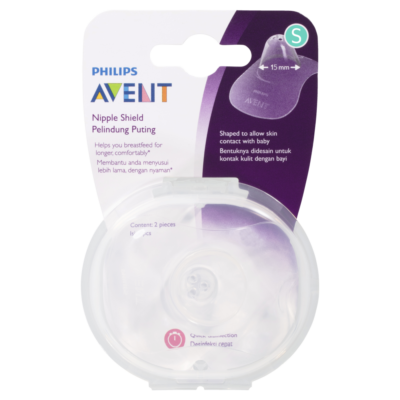 AVENT Nipple Shield 2 Pack Small Soft Ultra Thin Silicone SCF153