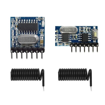 QIACHIP Wireless 433Mhz RF Module Receiver and Transmitter Remote Control Bui...