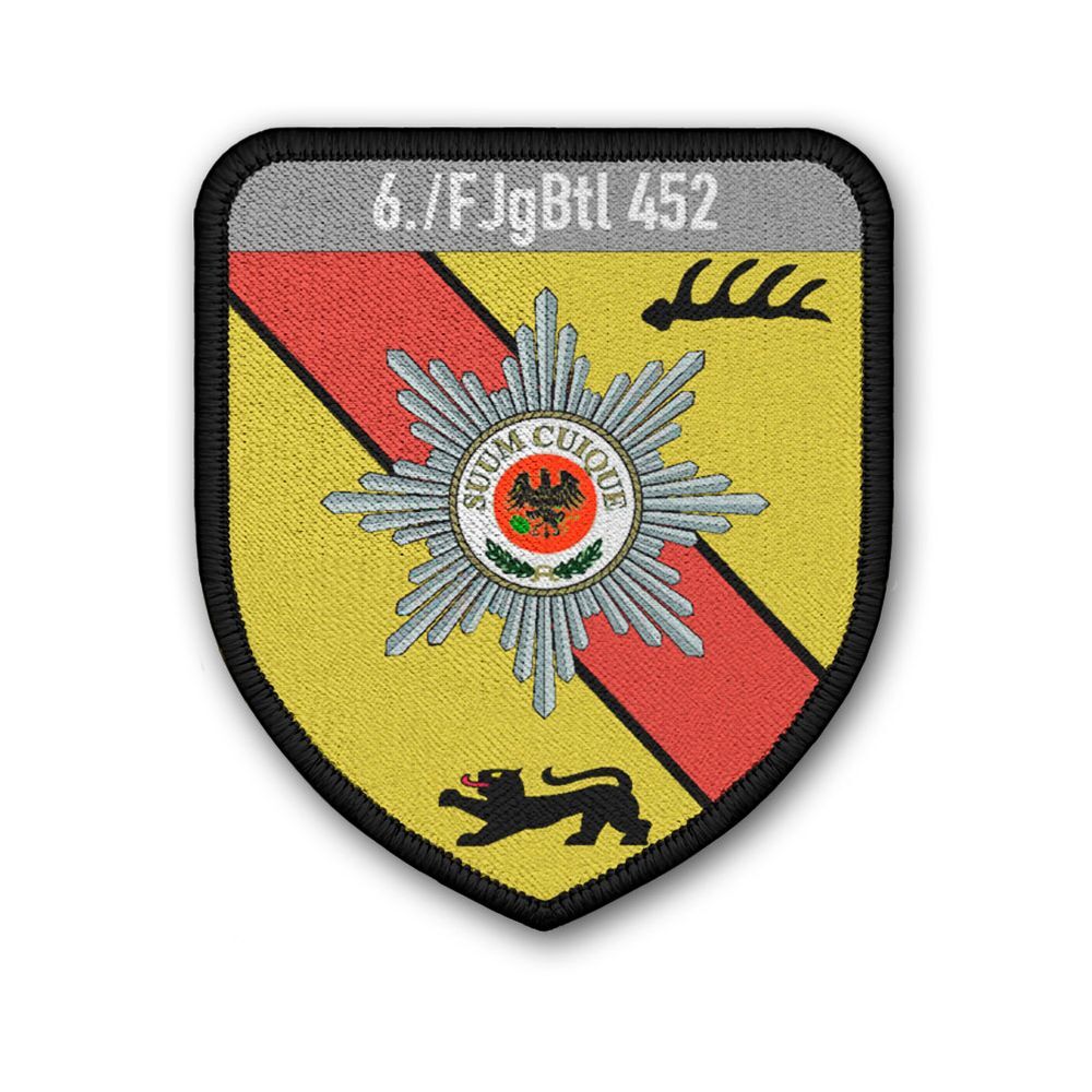Copytec Patch "FlakRgt 6" – 75x65 Mm, Mit Klettrückseite, Für Jacken & Uniformen