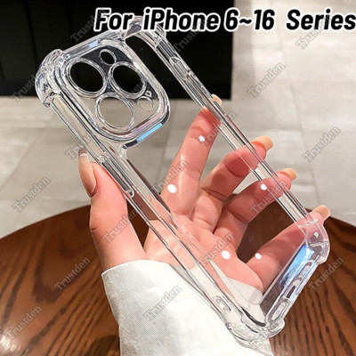 Wholesale Bulk Lot Clear Phone Case Cover For iPhone 16 15 14 13 12 11 XR 8 7 6