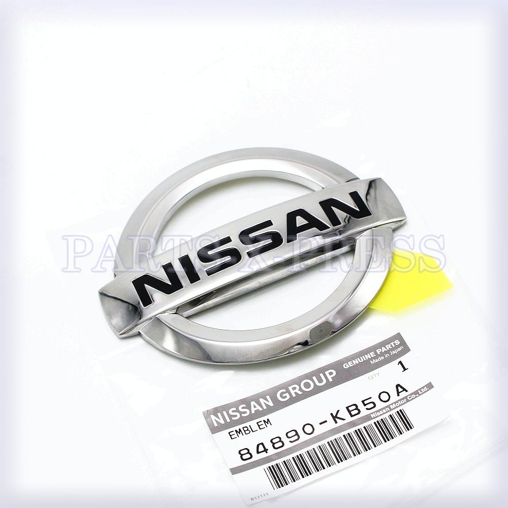OEM GENUINE NISSAN GT-R COUPE REAR CHROME ADHESIVE EMBLEM BADGE LOGO 84890-KB50A