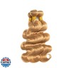 18 20 22 Inch #27 Honey Blonde Bundles Human Hair 3 Bundles Brazilian Remy Hair 50 Grams/Bundle 10A Grade Unprocessed Virgin Hairs Blonde Body Wave Bundle Weaves Extensions