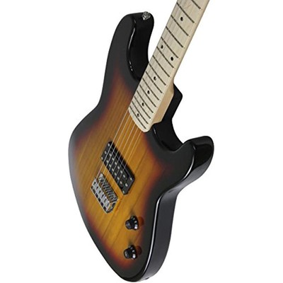 Jameson Solid Body Guitars 6 String Full Size Vintage Sunburst Electric With SB