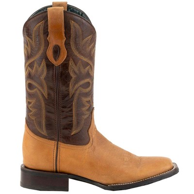 

Мужские коричневые повседневные ботинки Ferrini Kingstons Square Toe Cowboy 13193-16, Коричневый, Ferrini Kingstons Square Toe Cowboy