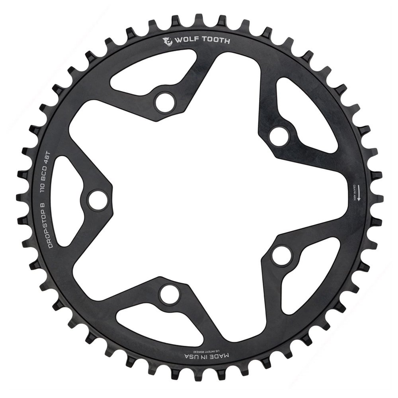 Chainring 42 Tooth Count BCD 110 Durable Reliable Component 