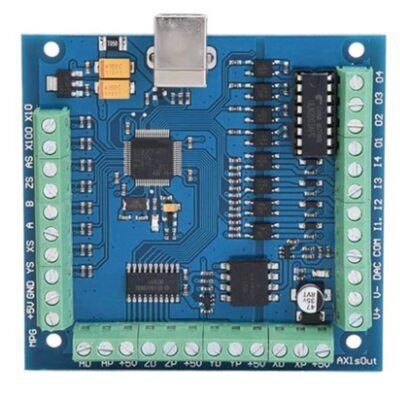 MACH3 Motion Card 4 Axis USB CNC Motion Controller Card Breakout Board