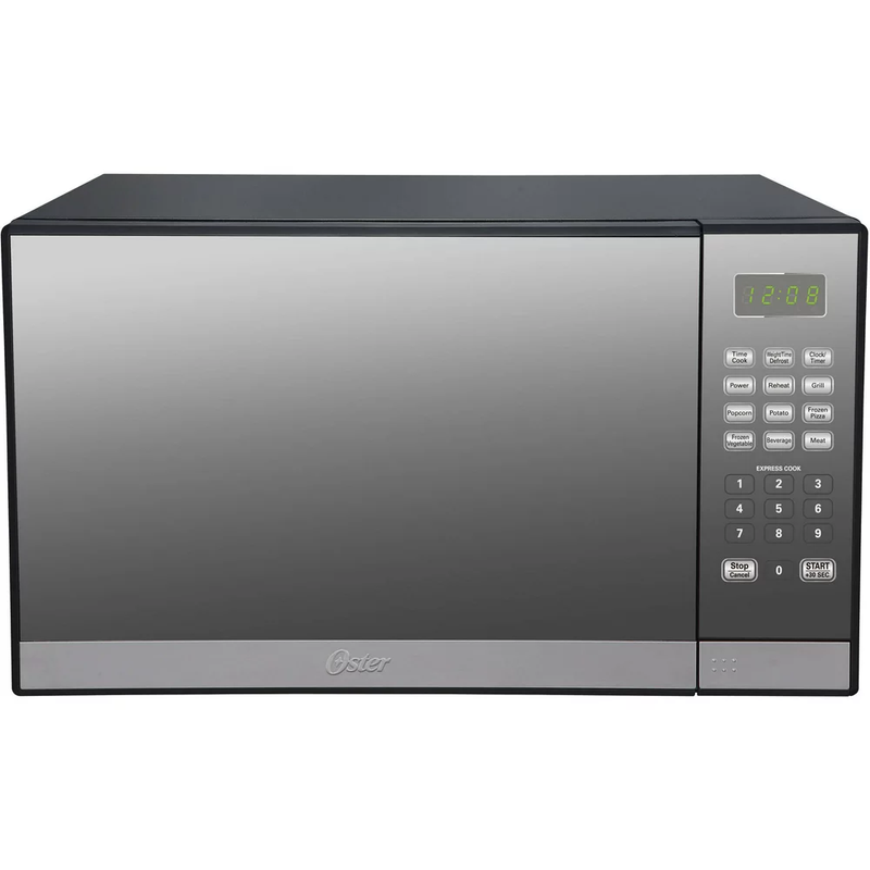 Mirror Finish Microwave Oven Oster 1.3 Cu. Ft. Stainless Steel with Grill *NEW*