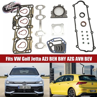 For VW Golf Jetta AZJ BEH BHY AZG AVH BEV Engine Gaskets Seals Rebuild Kits 2.0