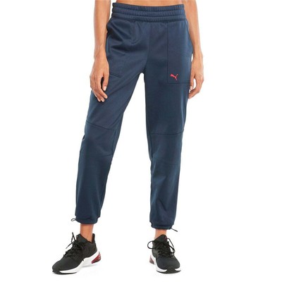 

Puma Power Fleece Training Joggers Женские синие повседневные спортивные штаны 520956-66, Синий, Puma Power Fleece Training Joggers