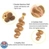 18 20 22 Inch #27 Honey Blonde Bundles Human Hair 3 Bundles Brazilian Remy Hair 50 Grams/Bundle 10A Grade Unprocessed Virgin Hairs Blonde Body Wave Bundle Weaves Extensions