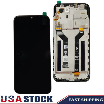 For AT&T Maestro Plus V350U E-000201 6.2'' LCD Display Touch Screen Frame Replace