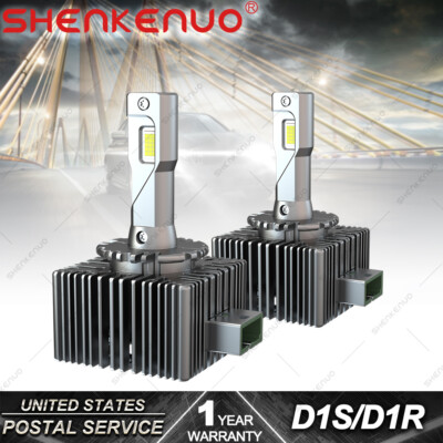2x D1S D1R LED Headlight Bulb 6000K High Low Beam upgrade Xenon Conversion Kit