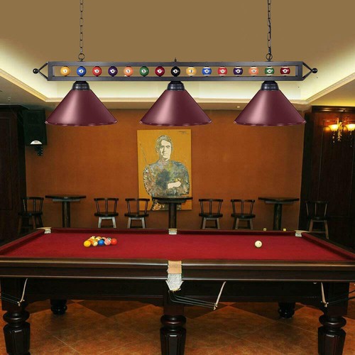 light over pool table
