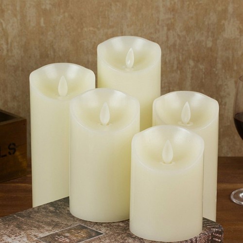 LED Kerze für Außen Flackernde Kerzenlichter Flammenlose Kerzen Outdoor Candle