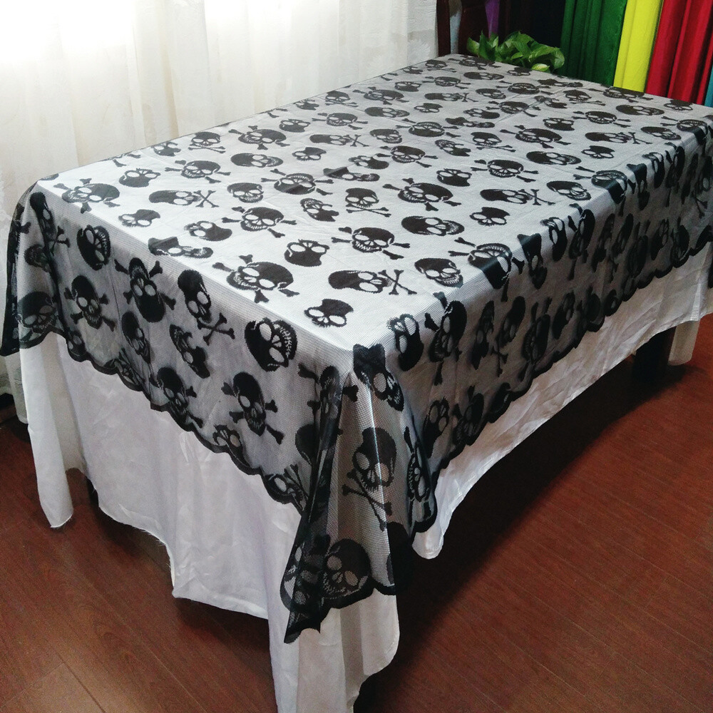 S Scary Tablecloth Halloween Party Home Decor
