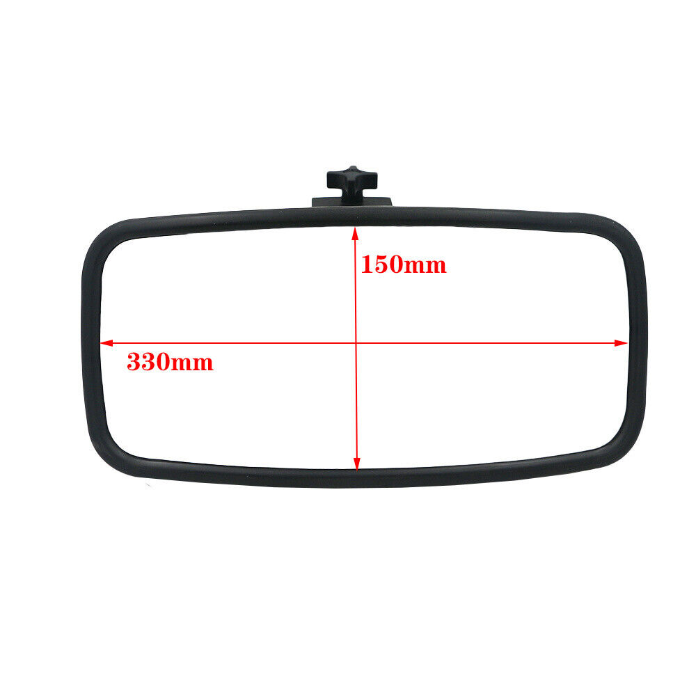 HEAVY DUTY 7"X14" Rearview Mirror w/adj Square Bracket for Boat Skiing Wakeboard