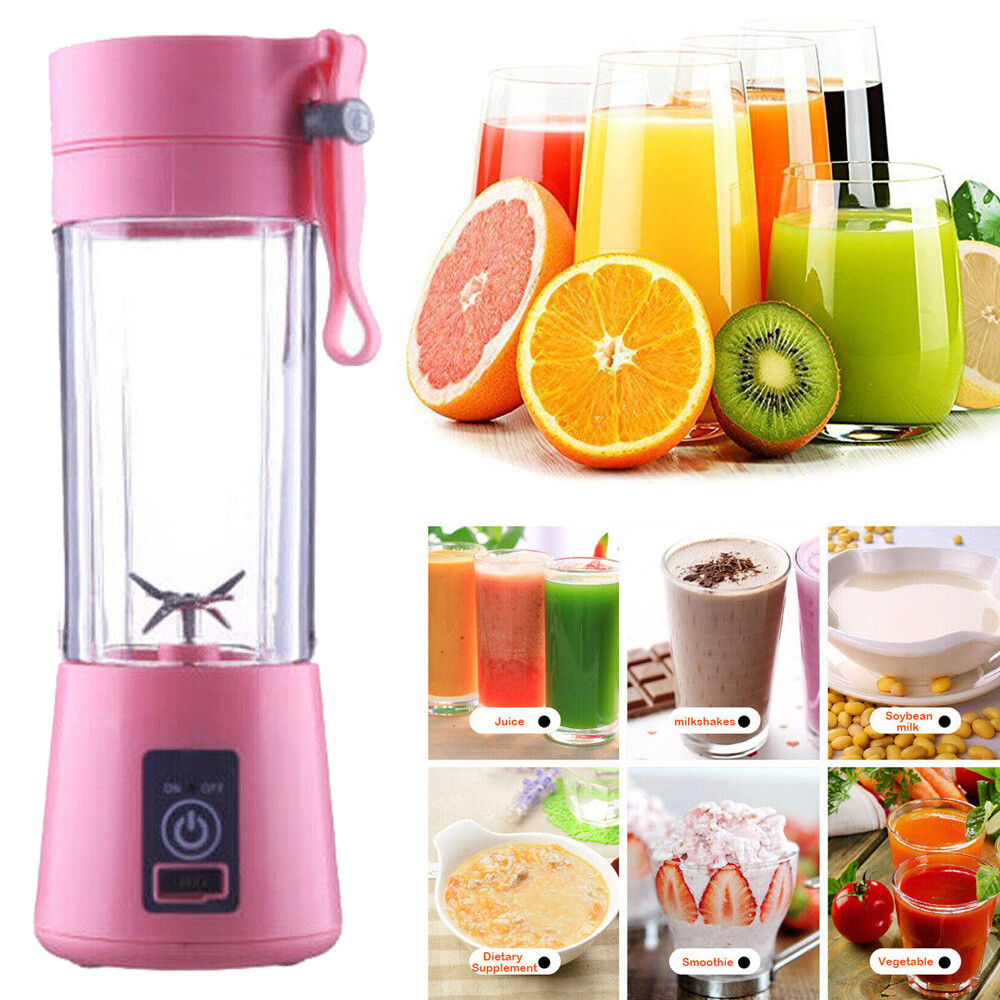 Mini Blender Portable Juicer Cup MIni Blender USB Rechargeable Smoothies Mixer