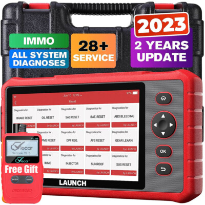 LAUNCH OBD2 Scanner CRP909 Car Diagnostic OE-Level All System Scan Tool IMMO ABS