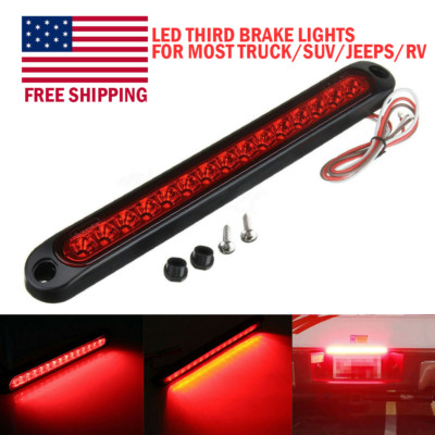 Universal Red Car Auto 15LED 12V High Mount Third 3RD Brake Stop Tail Light Lamp