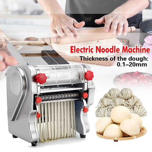 Noodle Machine Stainless Steel Electric Pasta Press Maker Commercial Home 110V
