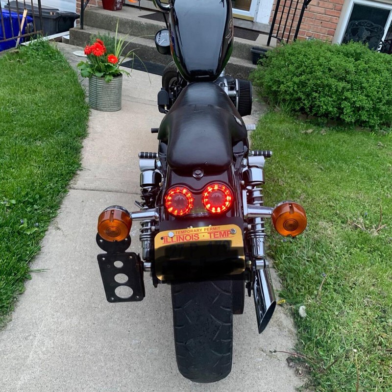 Motorcycle 40 LED Brake Turn Signal Tail Light For Honda Rebel 250 300