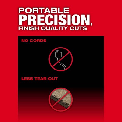 Milwaukee 2831-21 M18 FUEL 18V 6-1/2" Cordless Li-Ion Plunge Track Saw Kit