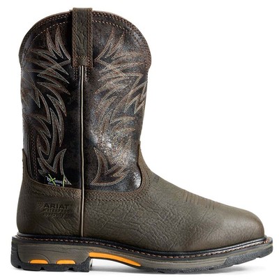 Ariat Workhog Широкий 7-дюймовый Электрический Композитный Toe Work Mens Brown Work Safety