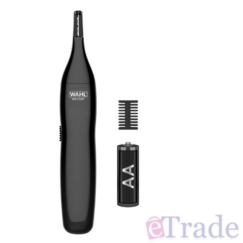 Wahl Precision Ear Nose Eyebrow Nasal Wet & Dry Battery Hair Travel Trimmer
