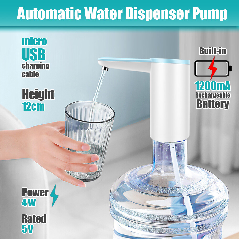 Portable Electric Gallon Water Bottle Pump Drinking Water Pu