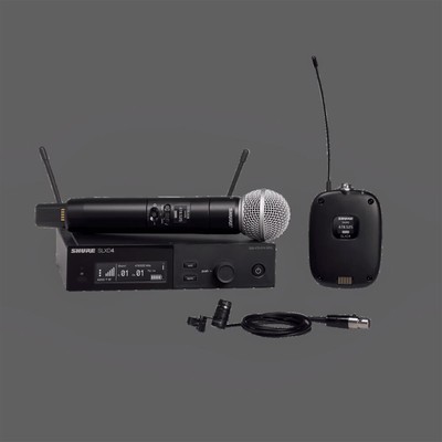 Shure SLXD124/85M-G58 Combo Sys W/ Sm58 & Wl185m 470-514mhz (slxd124/85mg58)
