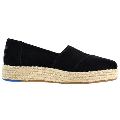 

Женские слипоны на платформе TOMS Alpargata, размер  B, повседневные туфли на плоской подошве 10009735, Черный, TOMS Alpargata Platform Slip On