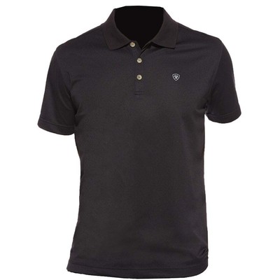 

Мужская рубашка поло с коротким рукавом Ariat Tek, черная, повседневная 10009062, Черный, Ariat Tek Short Sleeve Polo Shirt