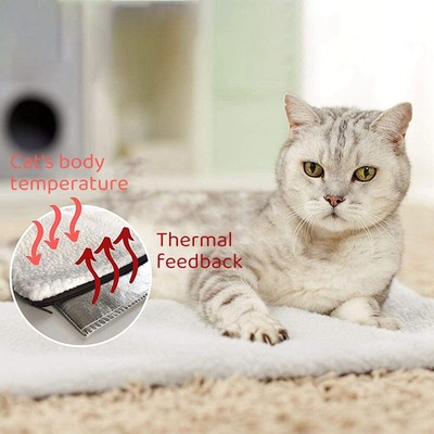 Pet Dog Electric Heating Pad Cat Mat Cushion Blanket Winter Warmer Sleeping Bed