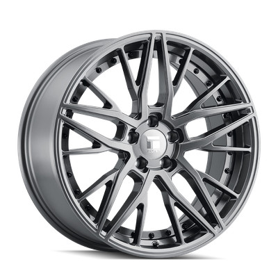 Touren TR92 22x9 +32 Gloss Graphite Machined Wheel 5x114.3 5x4.5 (QTY 4)